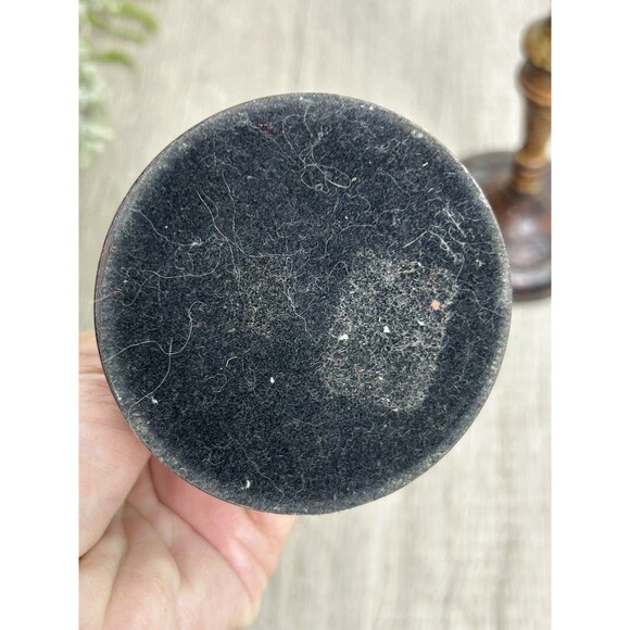 Set Of 2 Vintage Metal Candle Holders India Patina Rustic For Taper Candles 6” - Picture 7 of 9